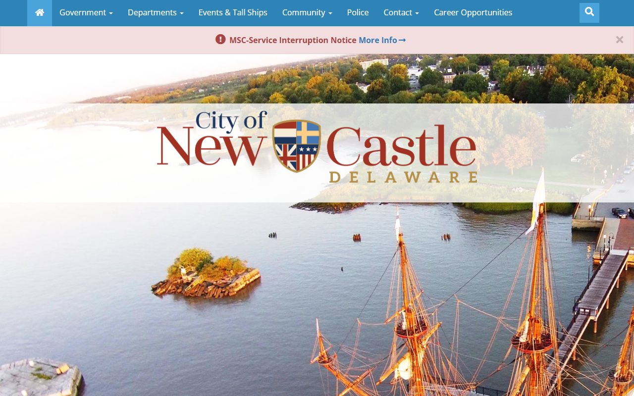 City of New Castle official page for divorce decree information